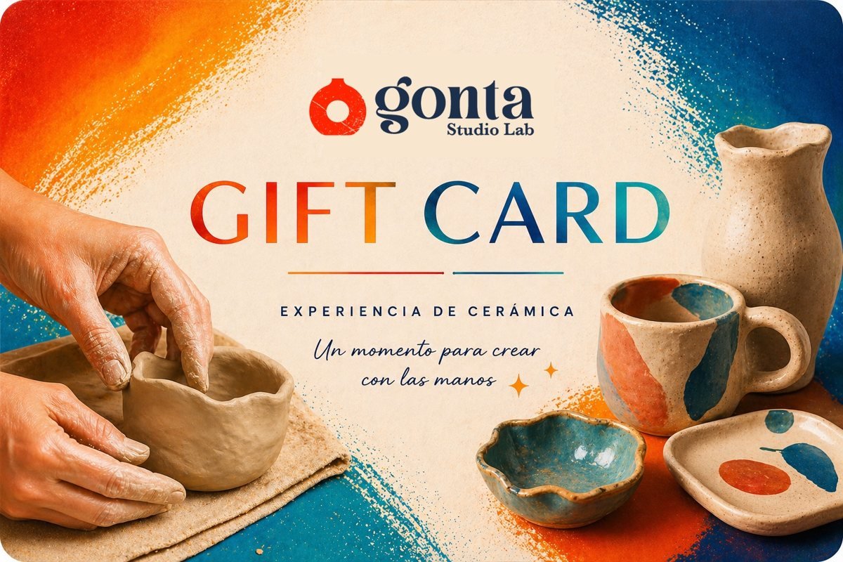 Gift card de Gonta Studio Lab: experiencia de cerámica